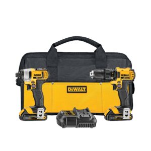 2-Tool 20-Volt Max Power Tool Combo Kit with Soft Case (2-Batteries and charger Included)