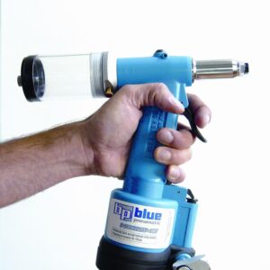 Blue Pneumatic Swivel Rivet Tool
