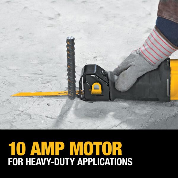 10-Amp Variable Speed Corded Reciprocating Saw - Image 5