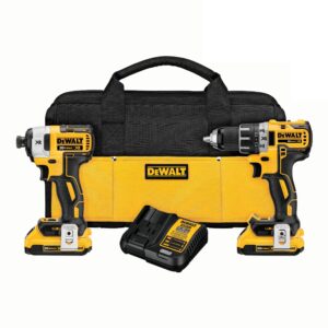 XR 2-Tool 20-Volt Max Brushless Power Tool Combo Kit with Soft Case (2-Batteries and charger Included)
