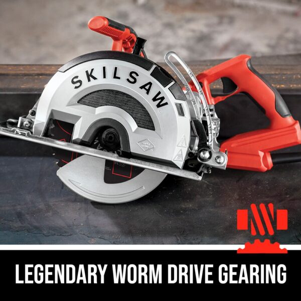 15-Amp 8-in Worm Drive Corded Circular Saw - Image 2