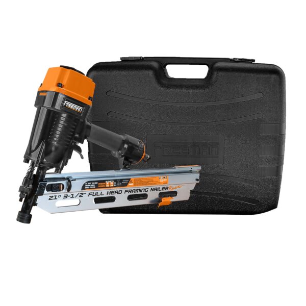 Full Round Head, include plastic Case 3.5-in 21-Degree Pneumatic Framing Nailer - Image 5