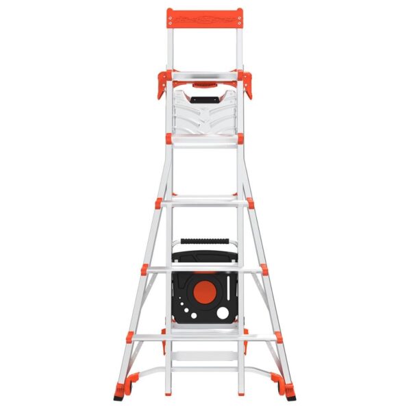 Little Giant Ladders Select Step M6 Aluminum 10-ft Type 1A- 300-lb Capacity Telescoping Step Ladder - Image 8