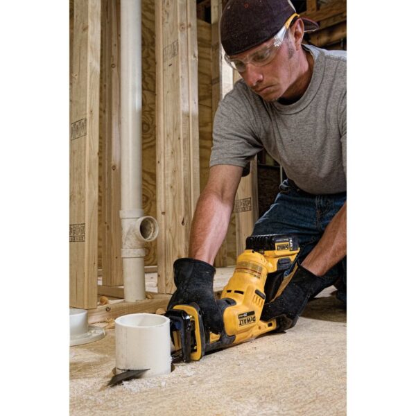 DCS387P1 20-volt Max Variable Speed Cordless Reciprocating Saw (Charger Included and Battery Included) - Image 4