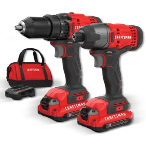 V20 2-Tool Power Tool Combo Kit with Soft Case (2-Batteries Included and Charger Included)