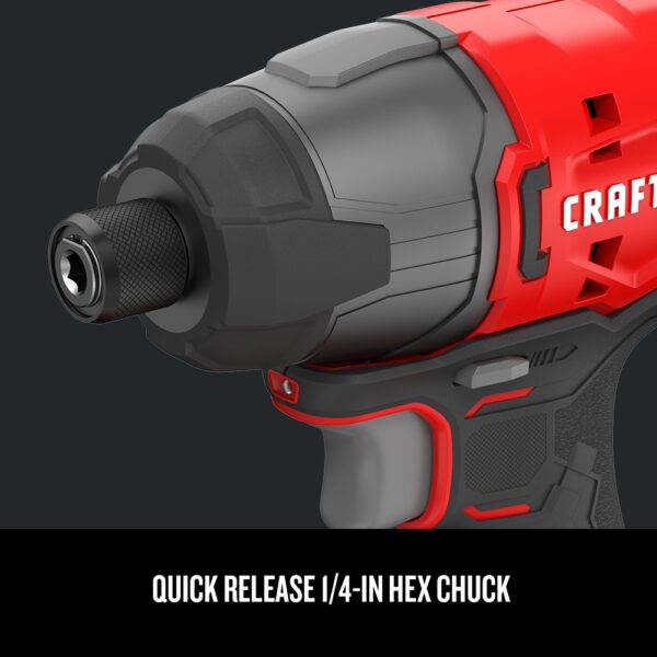 V20 20-volt Max Variable Speed Cordless Impact Driver (2-Batteries Included) - Image 5