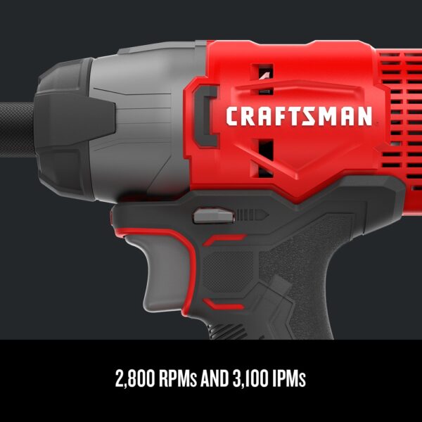 V20 20-volt Max Variable Speed Cordless Impact Driver (2-Batteries Included) - Image 4