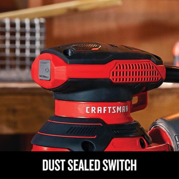 Power Sanders CMEW231 120-Volt 3-Amp Corded Random Orbital Sander with Dust Management - Image 2