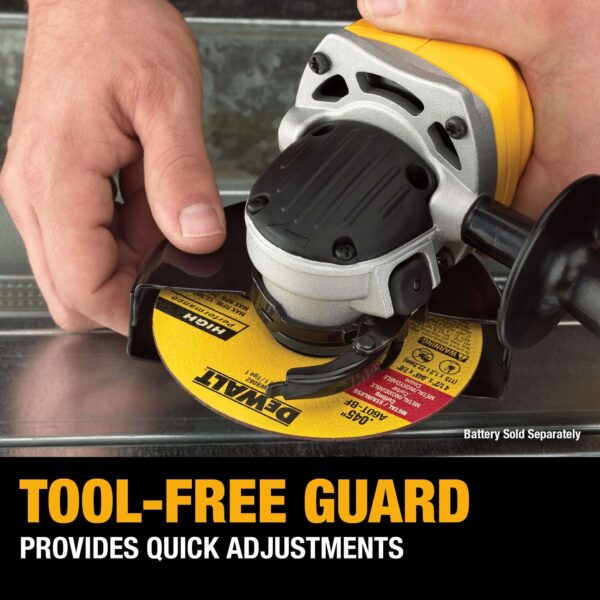 4.5-in 20-volt Max Trigger Switch Cordless Angle Grinder (Tool Only) - Image 6