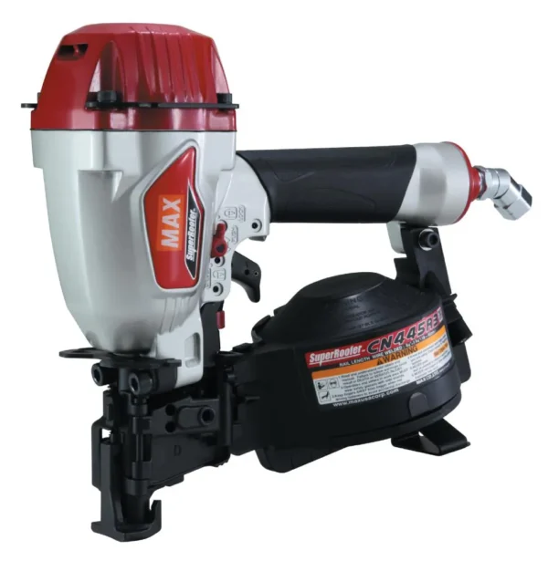 MAX CN445R3 15-Degree Pneumatic Roofing Nail Gun (Nailer)