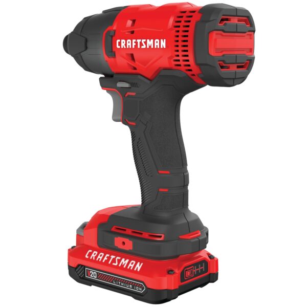 V20 20-volt Max Variable Speed Cordless Impact Driver (2-Batteries Included) - Image 9
