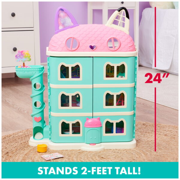 Gabby s Dollhouse, Purrfect Dollhouse 2-Foot Tall Playset with Sounds, 15 Pieces - Image 3
