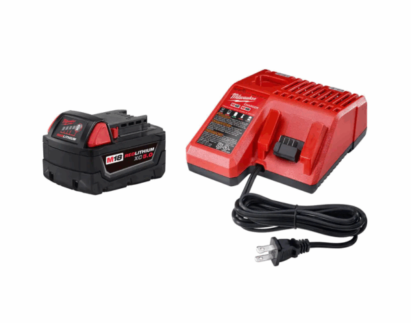 Reciprocating Saw 2625-20-48-59-1850 M18 18-Volt Lithium-Ion Cordless Hackzall W/ M18 Starter Kit W/ (1) 5.0Ah Battery and Charger - Image 2