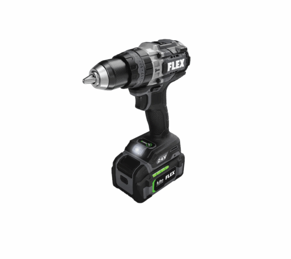 FX1271T-2B 1/2-in 24-volt-Amp Variable Speed Brushless Cordless Hammer Drill (2-Batteries Included) - Image 2