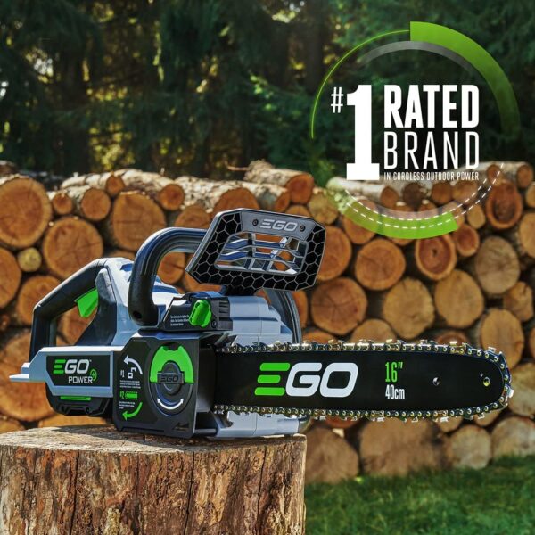 CS1613 POWER+ 56-volt 16-in Brushless Cordless Electric Chainsaw 4 Ah (Battery   Charger Included) - Image 2