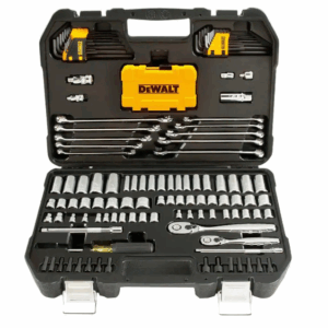 DWMT73802 1/4 in. x 3/8 in. Drive Polished Chrome Mechanics Tool Set (142-Piece)
