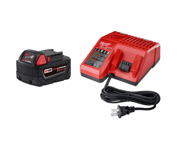 Reciprocating Saw 2621-20-48-59-1850 M18 18V Lithium-Ion Cordless SAWZALL with M18 Starter Kit (1) 5.0Ah Battery and Charger - Image 2