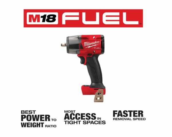 2960-20 M18 FUEL GEN-2 18V Lithium-Ion Mid Torque Brushless Cordless 3/8 in. Impact Wrench with Friction Ring (Tool-Only) - Image 2