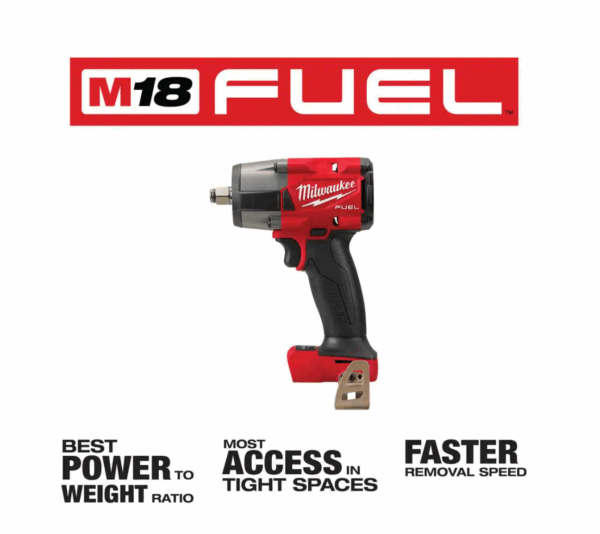 2962-20 M18 FUEL Gen-2 18V Lithium-Ion Brushless Cordless Mid Torque 1/2 in. Impact Wrench w/Friction Ring (Tool-Only) - Image 2