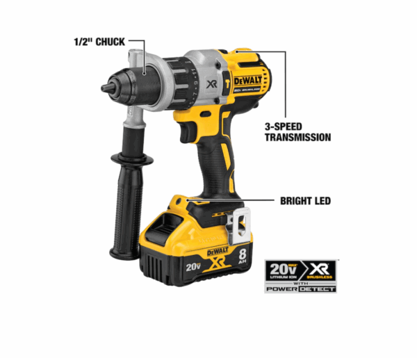 DCK299D1W1 Power Detect XR POWER DETECT 2-Tool 20-Volt Max Brushless Power Tool Combo Kit with Soft Case (2-Batteries and charger Included) - Image 2