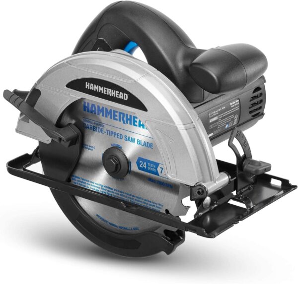 Hammerhead HACS120 12-Amp 7-1/4 Inch Circular Saw with Saw Blade - Image 2