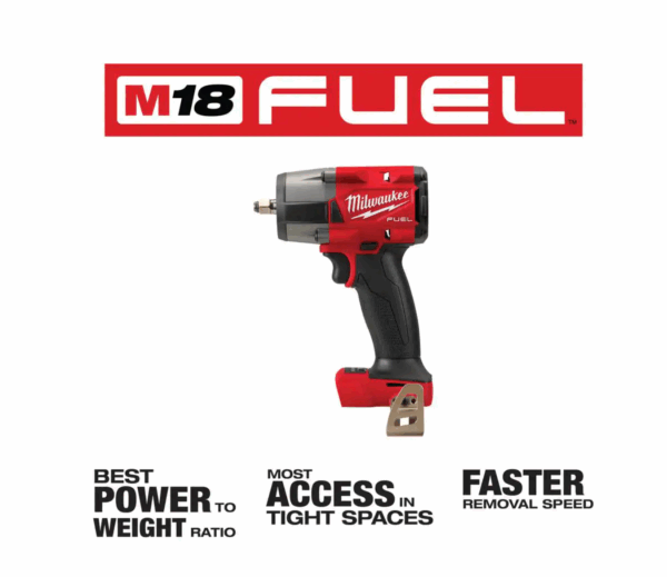 2960-20-2962-20 M18 FUEL GEN-2 18V Lithium-Ion Mid Torque Brushless Cordless 3/8 in. and 1/2 in Impact Wrench (2-Tool) - Image 2