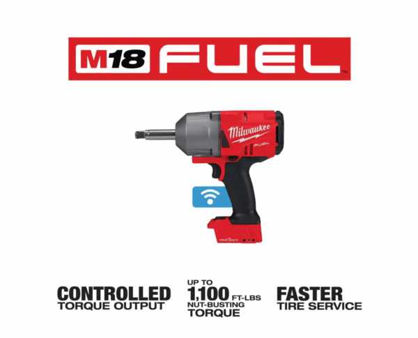 2769-20 M18 ONE-KEY FUEL 18V Lithium-Ion Brushless Cordless 1/2 in. Impact Wrench with Extended Anvil (Tool-Only) - Image 2