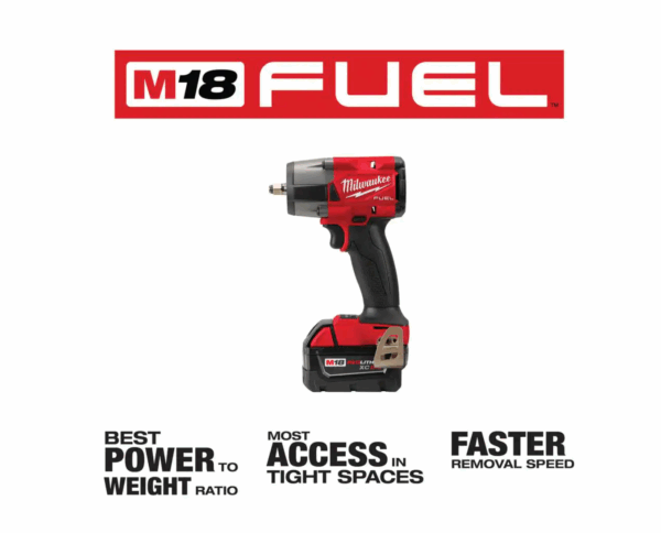 M18 FUEL GEN-2 Mid Torque Brushless Impact Wrench - Image 2