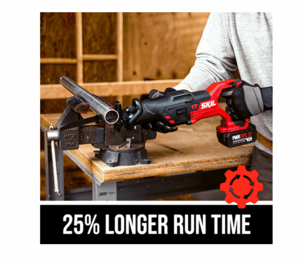 Reciprocating Saw RS5884-1A PWR Core 20 Brushless 20V with 4.0Ah Battery, PWRJump Charger, and PWRAssist USB Adapter - Image 2