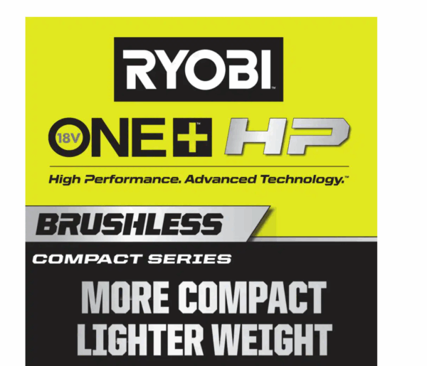 PSBID01K-PSBRS01B ONE+ HP 18V Brushless Cordless Compact 1/4 in. Impact Driver and One-Handed Recip Saw Kit with (2) Batteries, Charger - Image 2