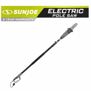 Sun Joe SWJ802E-GRY 8 in. 6.5 Amp Multi-Angle Telescopic Electric Pole Saw, Gray