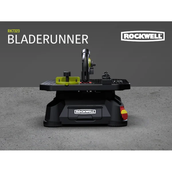 ROCKWELL Table Saw RK7323 BladeRunner X2 4-in Carbon 5.5-Amp Portable Corded - Image 5