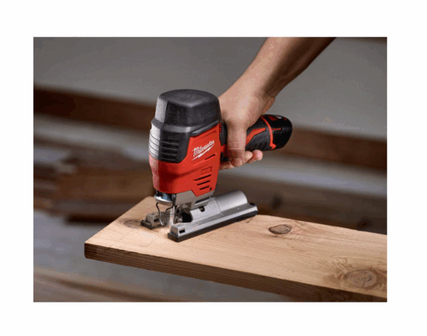 2415-20-2445-20-48-11-2460 M12 12V Lithium-Ion Cordless 3/8 in. Right Angle Drill with M12 Cordless Jig Saw and 6.0 Ah XC Battery Pack - Image 11