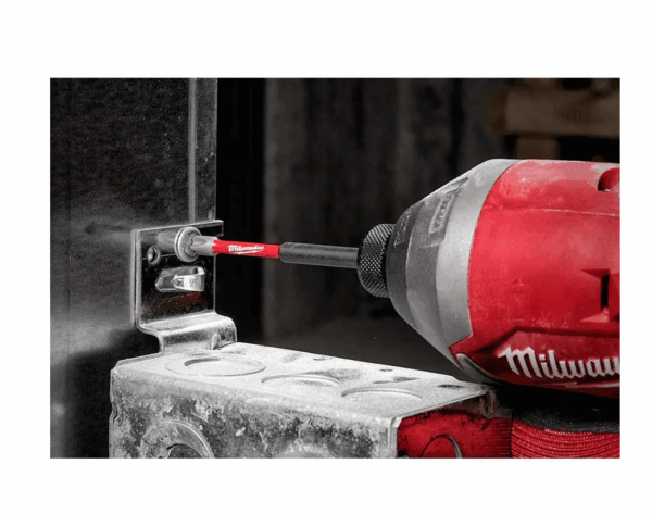 M12 12V Lithium-Ion Cordless 1/4 in. Hex Screwdriver Kit w/ SHOCKWAVEImpact Duty Driver Alloy Steel Bit Set (50-Pc) - Image 11