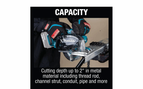 XSC03Z 18-Volt LXT Lithium-Ion Cordless 5-3/8 in. Metal Cutting Saw with Electric Brake and Chip Collector Tool-Only - Image 10