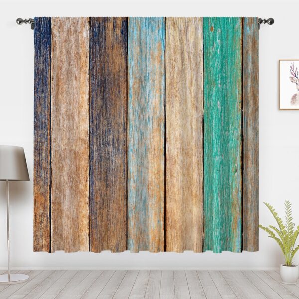 Vintage-style art curtains - Image 4