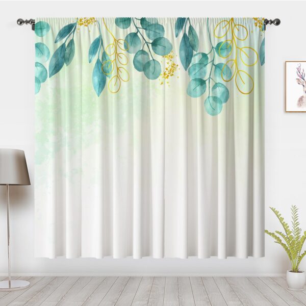 Minimalist Forest Style Window Curtain - Image 4