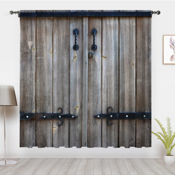 Vintage Countryside Window Curtains - Image 4