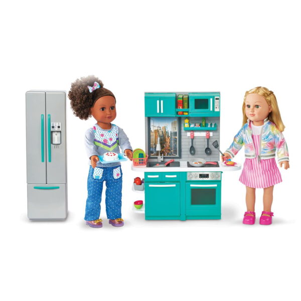 My Life As Full Kitchen Playset with Light   Sound for 18” Doll - Image 2