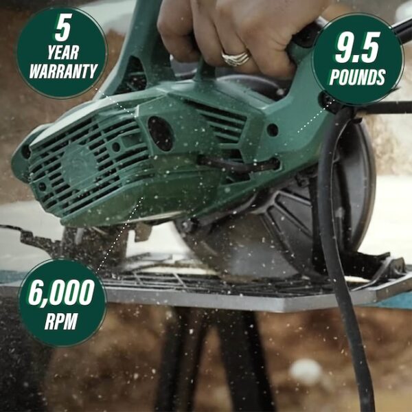 HPT Circular Saw C7SB3M15-Amp 7-1/4-in Corded - Image 2