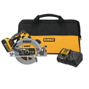 XR 20-volt Max 7-1/4-in Brushless Cordless Circular Saw Kit Circular Saw (1-Battery and Charger Included)