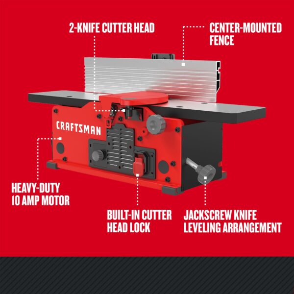 10 Amps Bench Jointer - Image 2