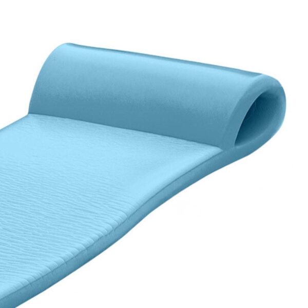 70 Inch Foam Raft Lounger Pool Float, Blue (2 Pack) - Image 9