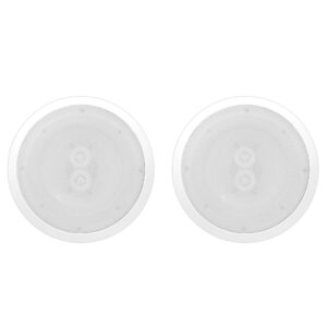 6.5 Inch 300W Home Audio In-Ceiling or Outdoor Speaker Waterproof (2 Pack)