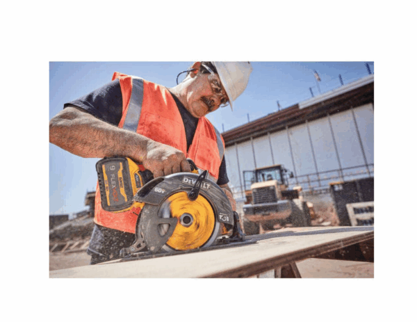 DCS578X1 VOLT 60-Volt MAX Cordless Brushless 7-1/4 in. Circular Saw with Brake with (1) VOLT 9.0Ah Battery - Image 12