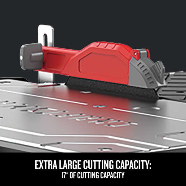 V20 7-in 30-Amp Tabletop Sliding Table Cordless Tile Saw (Battery Included) - Image 4