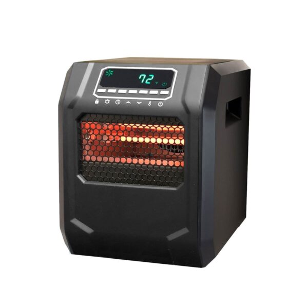 4-Element Quartz Infrared Electric Large Room Space Heater (4 Pack) - Image 2