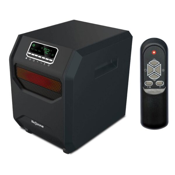4-Element Quartz Infrared Electric Large Room Space Heater (4 Pack) - Image 4