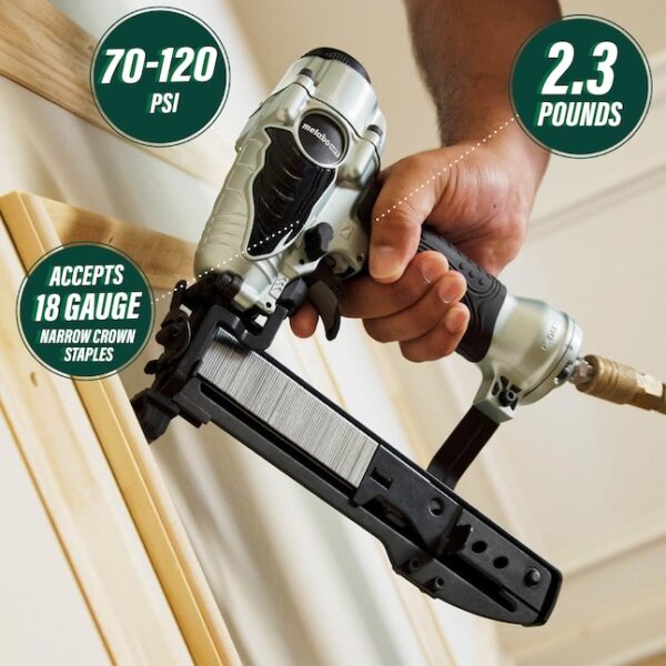 HPT N3804AB3M 18-Gauge 1/4-in Narrow Crown Finish Pneumatic Stapler - Image 2