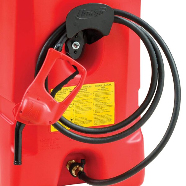 14 Gallon Portable Gas Fuel Tank with Pump, 2 Pack, Red - Image 8